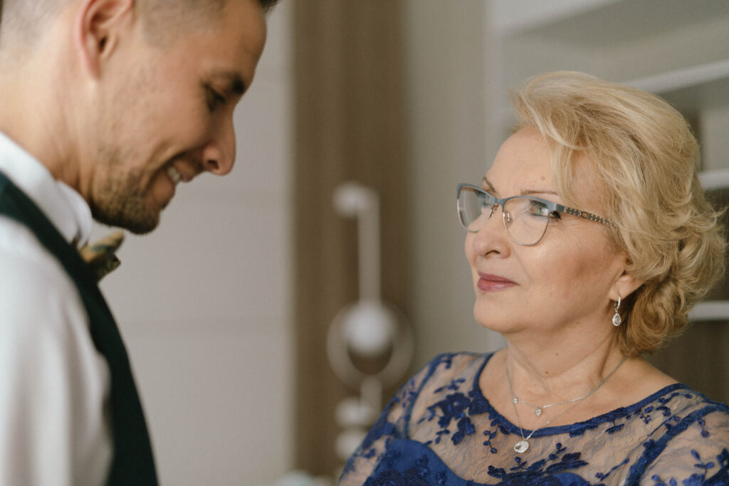 Retrato de madre del novio en Málaga