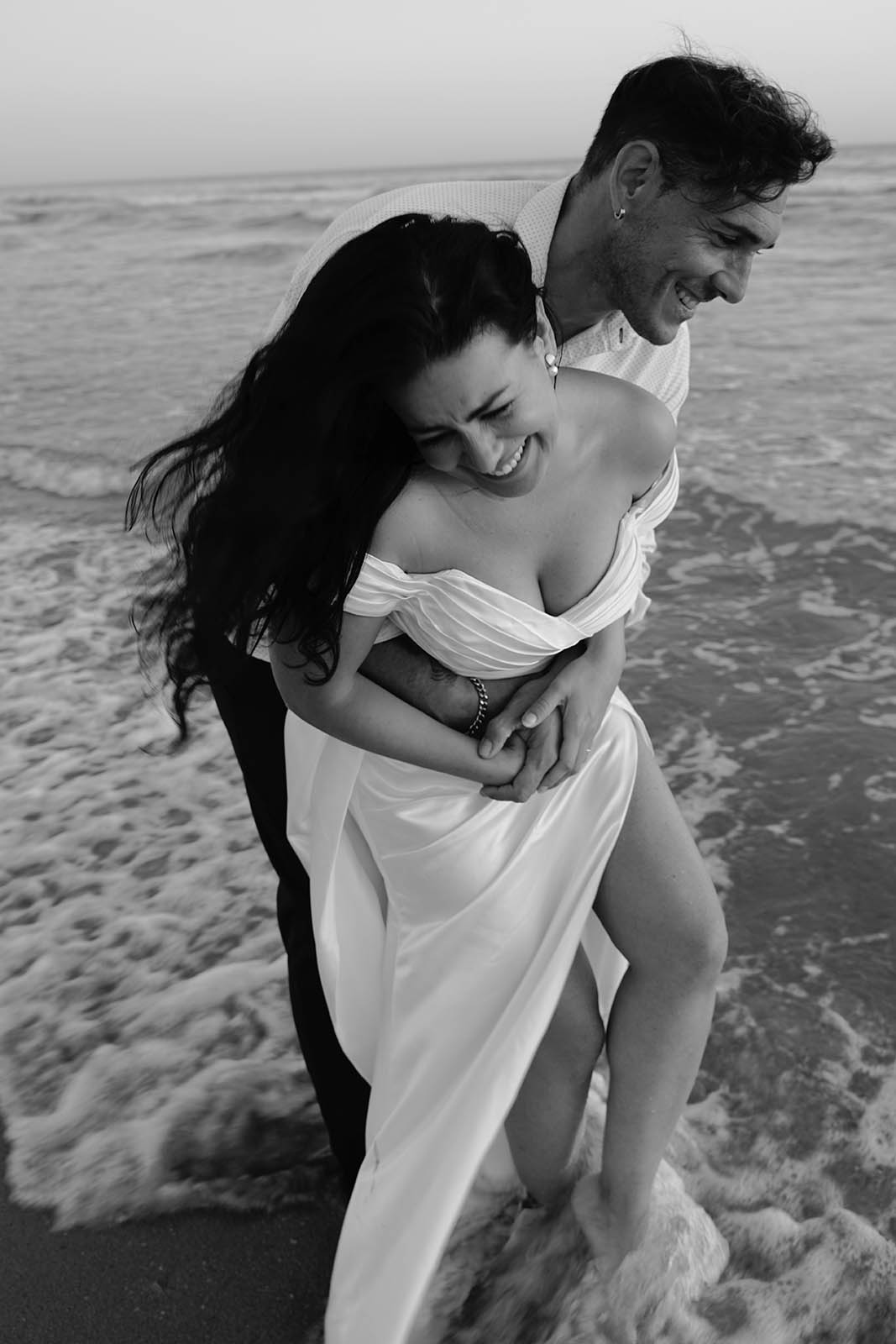 sesión de fotos antes de la boda en Málaga